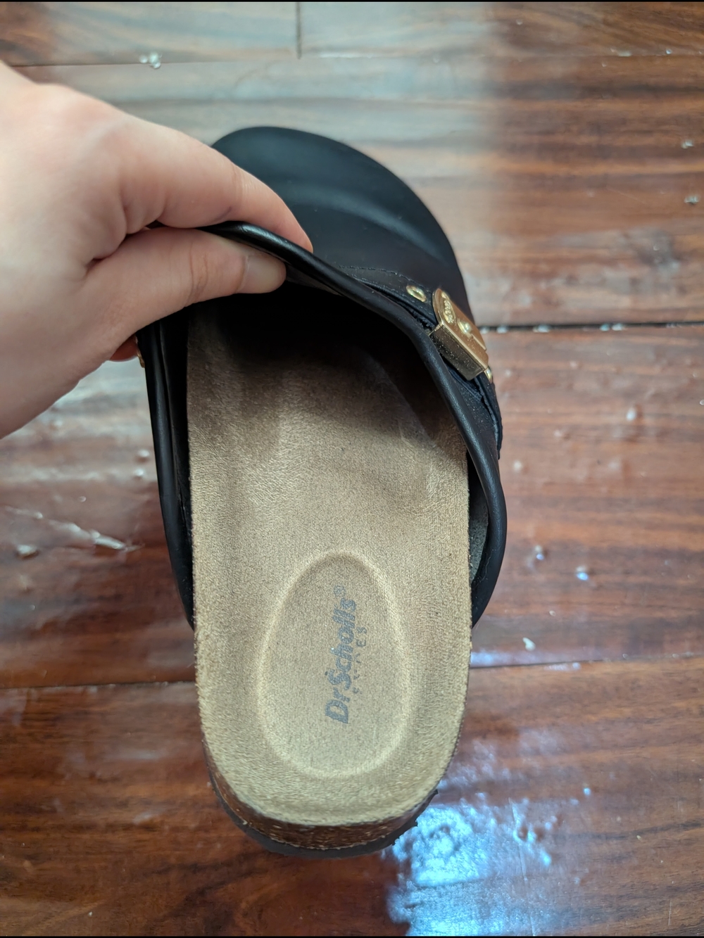 Dr. Scholl's Black Louis Iconic Clogs/Slides - Picture 11 of 16